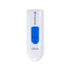 Transcend JetFlash 790 TS128GJF790W USB-Stick, 128 GB, USB 3.1 Gen 1, ausfahrbarer Anschluss, Weiß