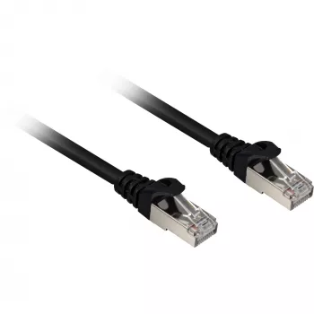 Netzwerkkabel Sharkoon Cat.6a SFTP RJ-45 Cat6a 0,25 m Schwarz