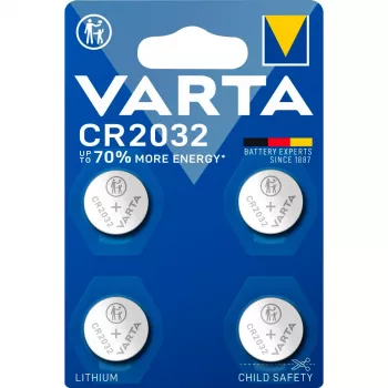Varta 06032 101 404 - Einwegbatterie - CR2032 - Lithium - 3 V - 4 Stück - 230 mAh