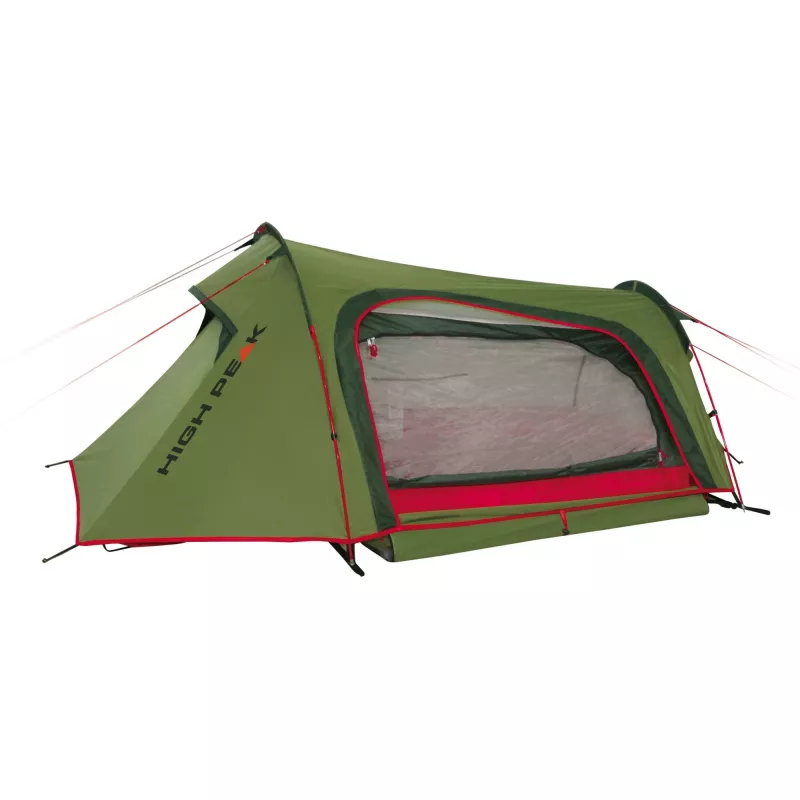 High Peak Sparrow LW Kuppelzelt 2 Personen Grün, Rot