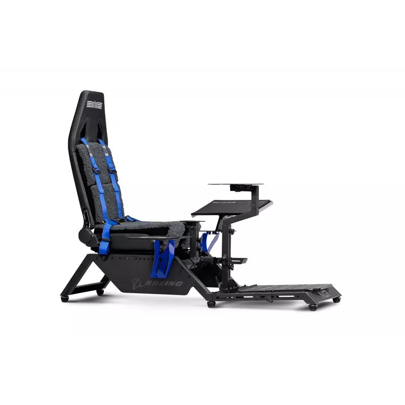 Next Level Racing Boeing Commercial Edition Flugsimulator-Cockpit, blaue Akzente