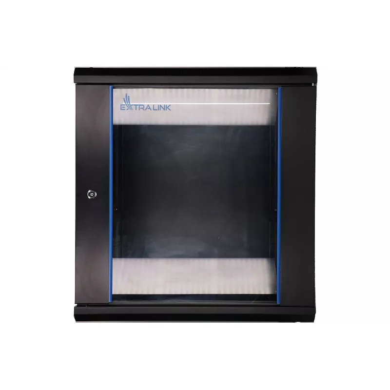Wandmontageschrank Extralink Extralink Rackmount cabinet 12U 600x450 Schwarz