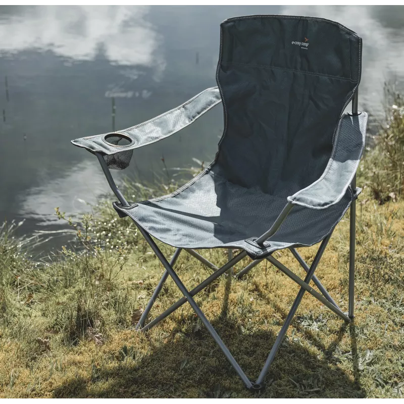 Spruce Arm Chair, Fjord Blau 480088, Campingstuhl Blau, Modell 2025