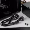 Akyga AK-PC-06A Netzkabel CEE 7/7 auf IEC C13, 3 m, schwarz