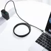 Aukey CB-CD45 USB-C-auf-USB-C-Kabel, Quick Charge, 0,9 m, schwarz