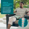 Verstellbare Kniebandage HoMedics SR-CMK10H — Wärmetherapie bei Knieschmerzen, verstellbare Passform
