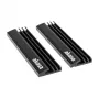Akasa A-M2HS01-KT02 Computer-Kühlsystem SSD-Kühlkörper/Radiator Schwarz 1 - 2 (A-M2HS01-KT02)