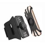 Tellur A100 Sport-Armband für Smartphones, schwarz, verstellbar, Universalgröße