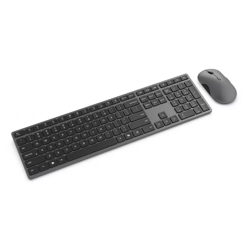 Kabelloses Tastatur-Maus-Set Lenovo 700 Modern Multi-Device – US-Englisches Layout, Bluetooth, Luna Grey