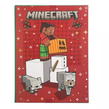 Adventskalender Paladone Minecraft Schreibwaren 24 Tage – Schreibwarenset mit 24 Überraschungsartikeln