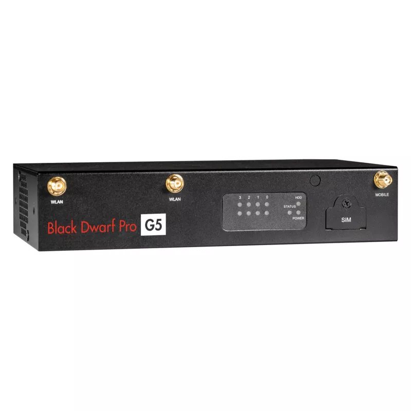 Securepoint Black Dwarf Pro G5 VPN as a Service Hardware-Firewall Desktop 2,83 Gbit/s