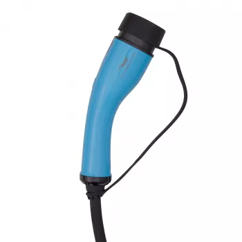 Akyga AK-EC-22 mobiles EV-Ladegerät, Typ 2, CEE-5-Pin-Stecker, dreiphasig, 32 A, 22 kW, LCD, 5 m