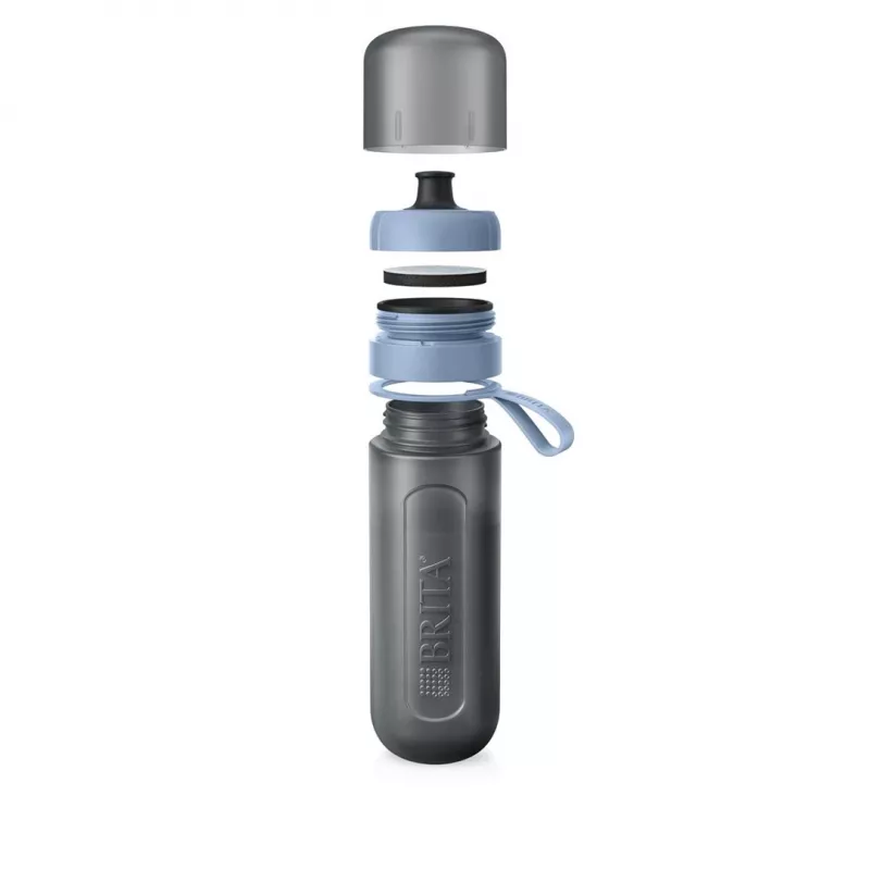 BRITA Active Wasserfilterflasche 600 ml Pastellblau mit Filtern