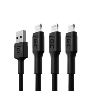 Lightning-Kabel Green Cell KABGCSET05 1,2 m Schwarz