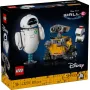 LEGO Disney Pixar 43279 WALL-E und EVE Bauset, 811 Teile, ab 18 Jahren