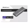 Qoltec Gehäuse für M.2-SATA-(NGFF)-SSD, USB-C
