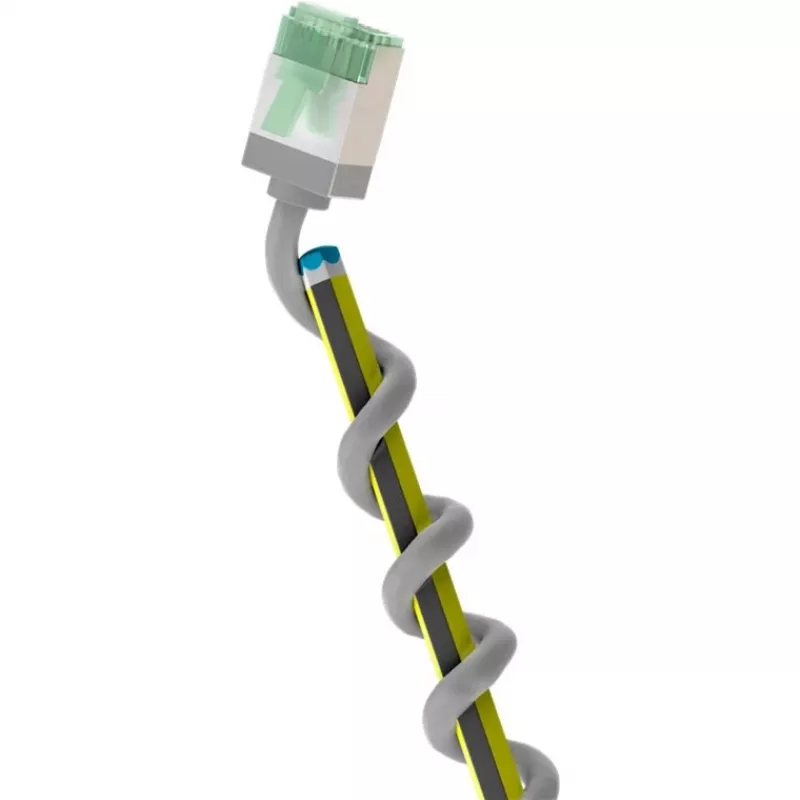 Netzwerkkabel Goobay 74347 RJ-45 Cat8.1 2m Grau