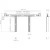 Hagor LS-1 Soundbar-Halterung, schwarz