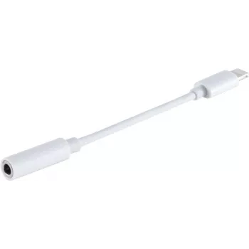 shiverpeaks BASIC-S BS14-05014 Adapter, 8-Pin-Stecker auf 3,5-mm-Audiobuchse, weiß