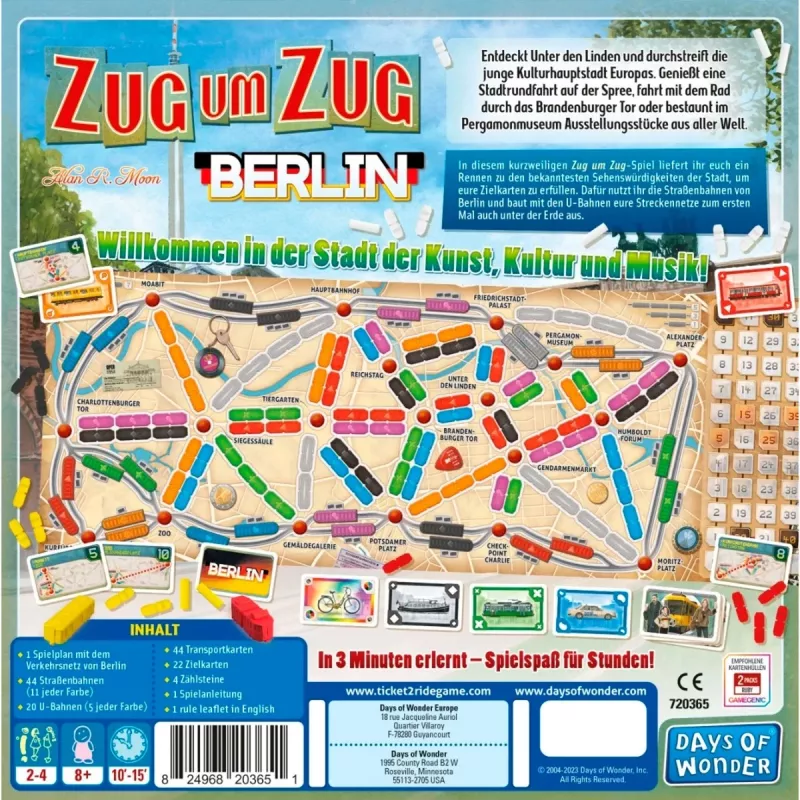 Zug um Zug: Berlin, Brettspiel