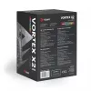 CPU-Luftkühler SAVIO SAVGCOVORTEXX2ARGB mit 4 Heatpipes, 120-mm-ARGB-Lüfter, schwarz