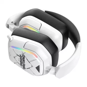 Kabelgebundenes/kabelloses Headset Onikuma GT883 weiß — Bluetooth- und Kabelverbindung, Over-Ear-Design