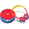 Tragbarer CD-Player Lenco CD-021 Multicolor — tragbarer CD-Player zur Audiowiedergabe, Batterie- oder Netzbetrieb
