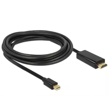 Videokabel-Adapter DeLOCK 83699 Mini DisplayPort auf HDMI 2 m Schwarz