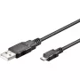 LogiLink USB 2.0 Verbindungskabel, 1,8 m, schwarz USB-A Stecker - USB-B Micro Stecker, konform mit USB 2.0 (CU0034)