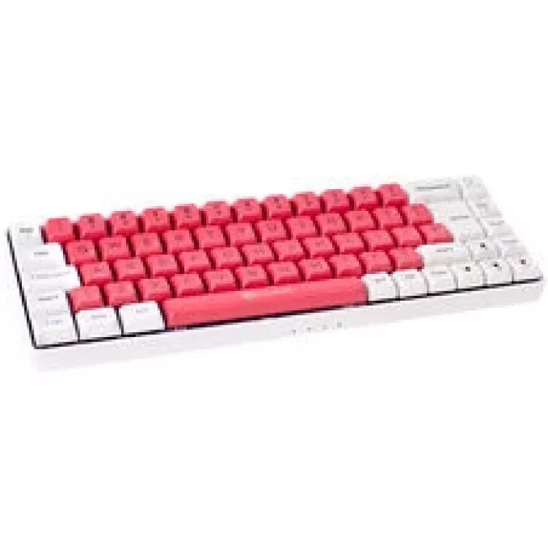 GAMIAC TKL69G SF Gaming Tastatur, Kailh Rot - Weiß/Rot
