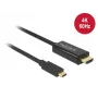 Video-Kabeladapter DeLOCK 85291 USB Type-C HDMI 2 m Schwarz