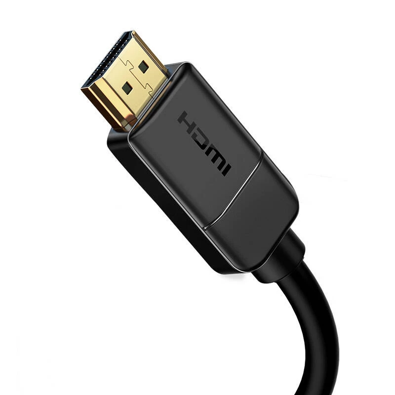 Baseus 2x HDMI 2.0 4K 60Hz Kabel, 3D, HDR, 18 Gbit/s, 5 m (schwarz)
