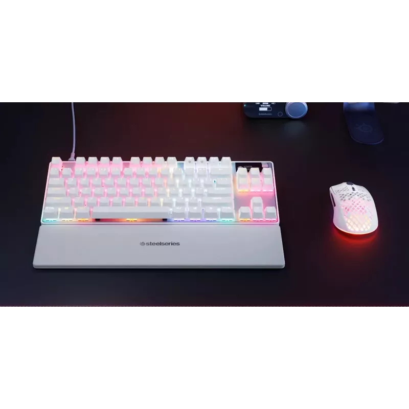 SteelSeries Apex Pro TKL Gen 3 Gaming-Tastatur, USB, US-Englisch, weiß