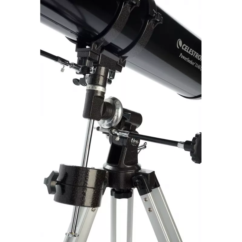 Celestron PowerSeeker 114EQ Refraktor 45x Schwarz