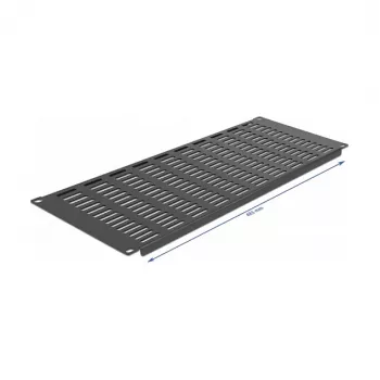 Belüftete Blindplatte DeLOCK 19-Zoll-Netzwerkschrank-Blende 66682