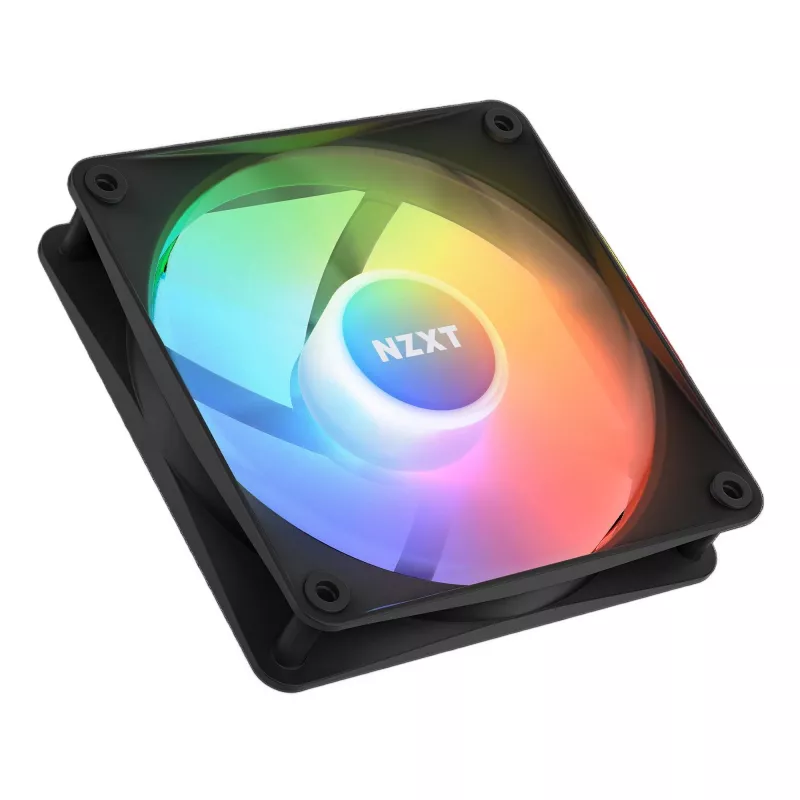 NZXT F120 RGB Core Gehäuselüfter 120 mm, 4-Pin-PWM, Schwarz