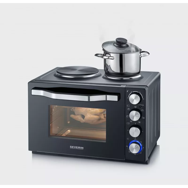 Toaster-Ofen Severin TO 2074 30L 2500W Schwarz Grill