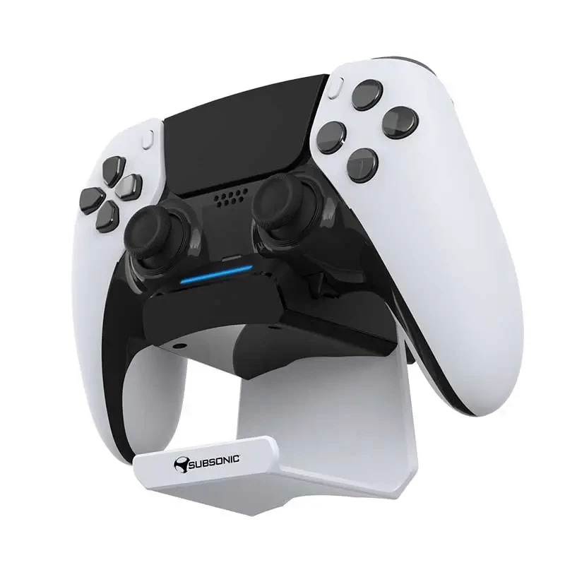 Subsonic SA5655 Ladestation für PS5 Controller mit Headset-Halter