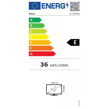 TV Ostry 40HA1205E, FHD, Schwarz