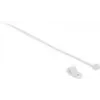 Schraubbefestigungs-Kabelbinder DeLOCK 18863 Nylon Weiß 20 mm 10 Stück