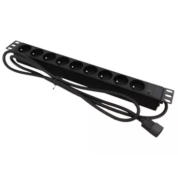 19in Rack PDU Steckdosenleiste 9x CEE 7/5 mit C20 Stecker