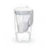 Brita Glass+1 Maxtra Pro Pure Performance Glas-Filterkanne, 2,5 l Gesamtvolumen / 1,5 l gefiltert, spülmaschinenfest, grau