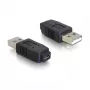 Adapter USB micro-A+B Buchse auf USB 2.0 A Stecker DeLOCK 65029