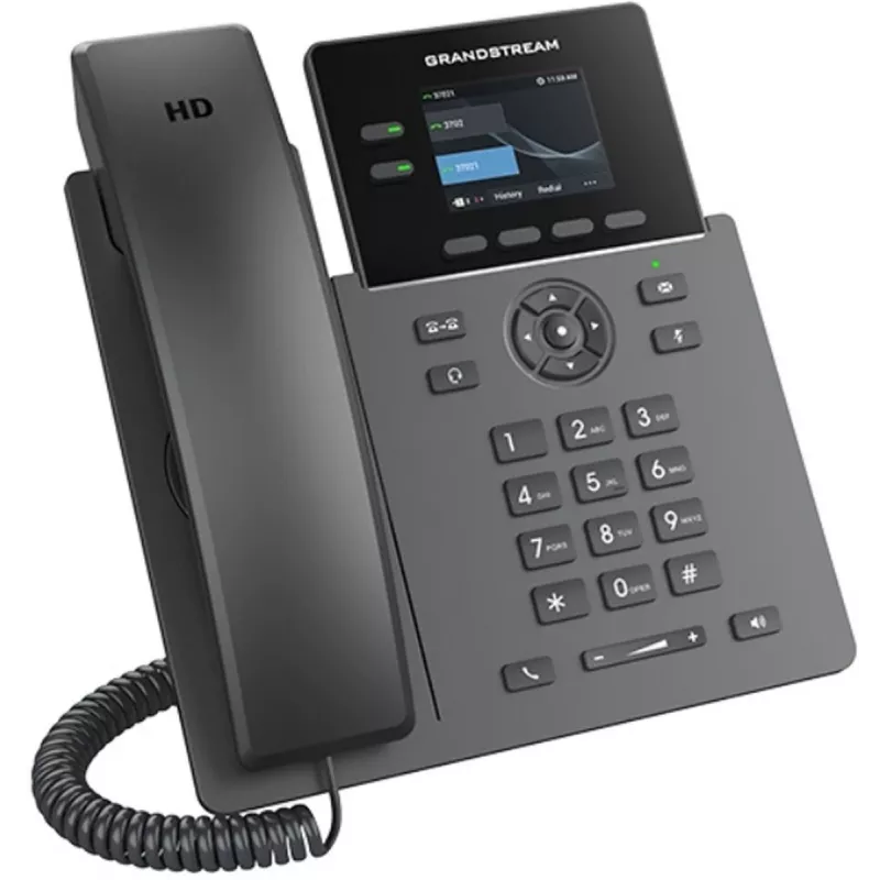 IP-Telefon Grandstream GRP2610P mit Carrier‑Grade PoE-Unterstützung und HD-Audio