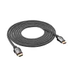 Akyga AK-HD-30S HDMI-2.1-Kabel, 48 Gbit/s, 8K 60 Hz / 4K 120 Hz, umflochten, 3 m, schwarz