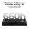 Mechanische Tastatur Keychron V1 Ultra 8K — 75% Formfaktor, QWERTY, Bluetooth, RGB, Schwarz