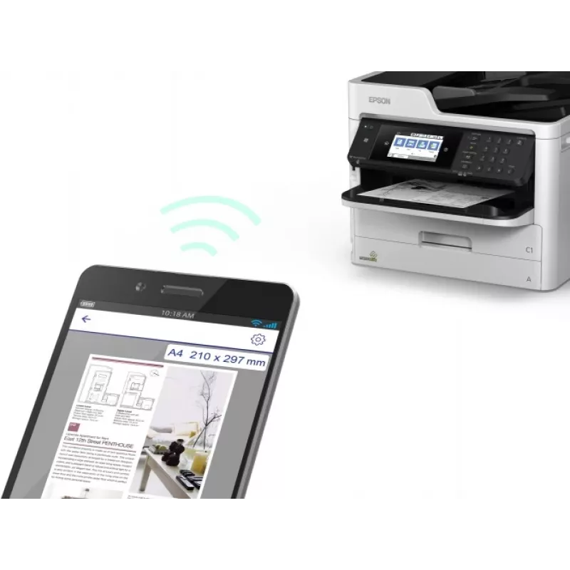 Epson WorkForce Pro WF-M5799DWF Drucker Tintenstrahl S/W MFP A4, Zählerstand von 100K bis 180K (Gebraucht)