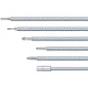 Wiha 27820 System 4 Schraubendreher-Set mit Wechselklingen, 11-teilig, Schlitz/Kreuzschlitz/TORX/Innensechskant, mit Rolltasche, schwarz/rot