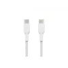 Belkin BOOST CHARGE - USB-Kabel - 24-polig USB-C (M) zu 24-polig USB-C (M) - USB 2.0 - 2 m - Weiß