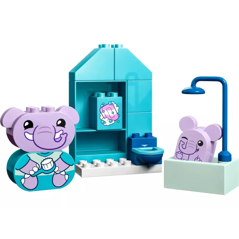 LEGO DUPLO Badespaß-Set 10413 — Badespielset für Kleinkinder, 15 Teile, empfohlenes Alter 1,5+